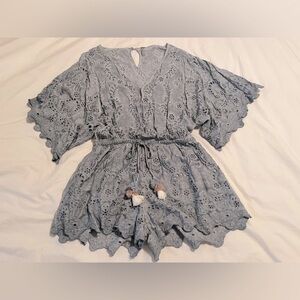 Young Fabulous & Broke eyelet romper